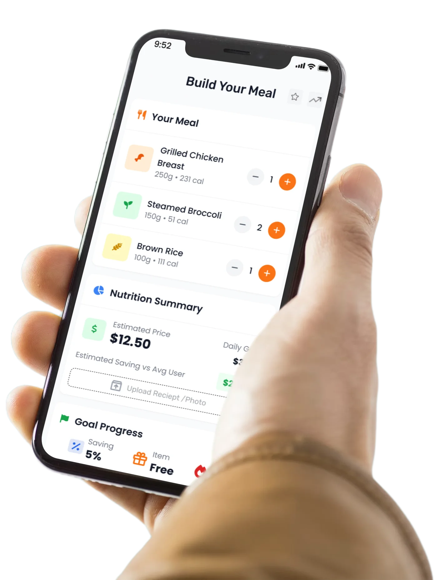App preview on a smartphone